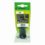 Tapa Parafuso de Encaixe 10mm Preto