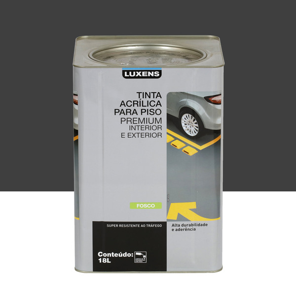 Tinta Acrilica Fosca para Piso Preto 18L <em class="search-results-highlight">Luxens</em>