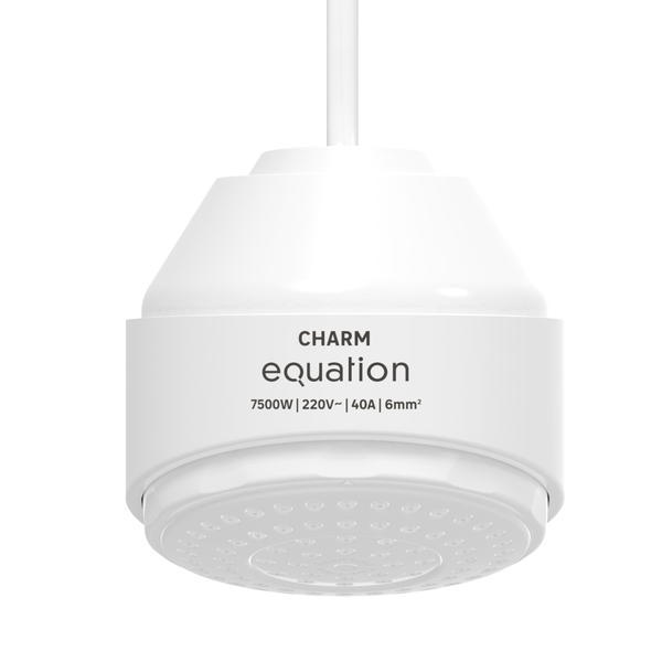 Chuveiro Elétrico Eletrônico 220V 7500w Branco Charm Equation