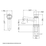 Torneira Automática de Pia Cromada Pressmatic Compact Docol