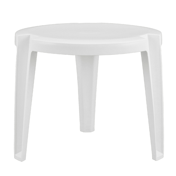 Mesa de Apoio Resina 38x45x45cm Branco Miami Grosfillex