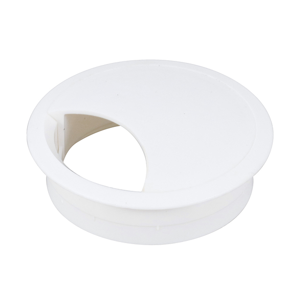 Passa Fio Branco 59mm  Polietileno