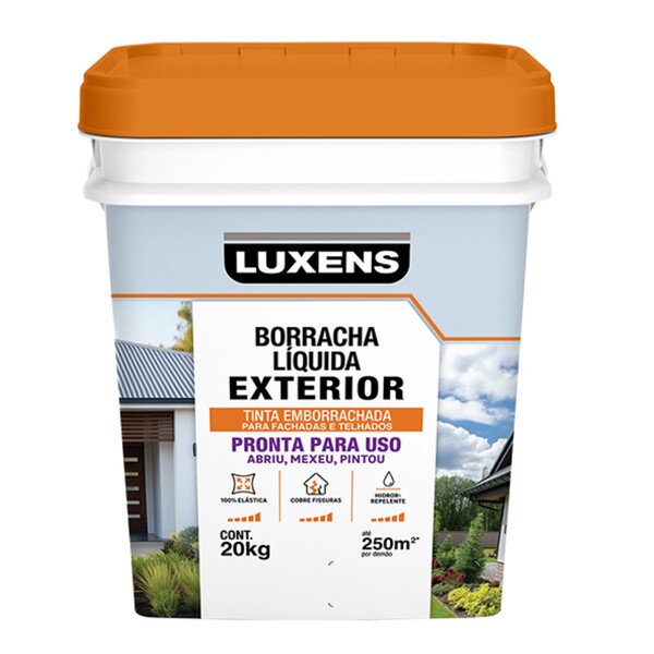 Tinta Emborracha Fosco Standard Externo Branco 20Kg Luxens