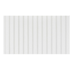 Painel Ripado Madeira MDF Branco 2,70mx1,2cmx3,4cm Moldurama