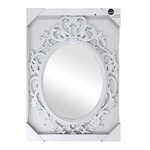 Espelho Decorativo Baroque Branco 57x82cm Inspire