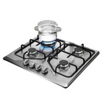 Cooktop 4 Bocas a Gás Inox Bivolt GT60X Electrolux