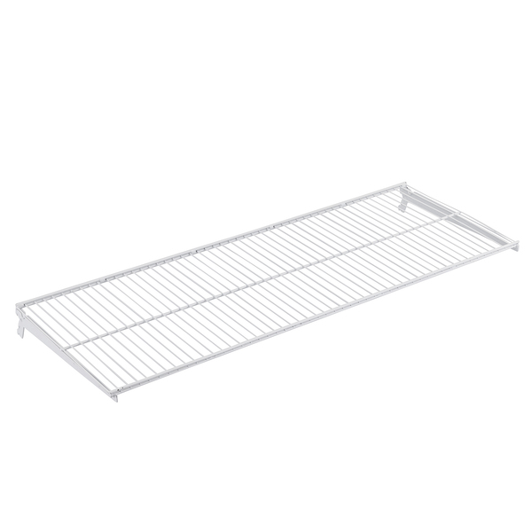 Prateleira Aramada para Closet em Aço Branco 1,10mx40cm