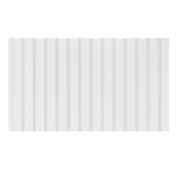 Painel Ripado Madeira MDF Branco 2,70mx1,2cmx3,4cm Moldurama