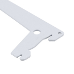 Suporte para Trilho Simples Encaixe 15cm Branco Brasforma