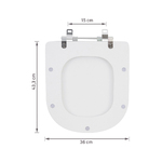 Assento Sanitário Formatos Fechamento Comum Sensea