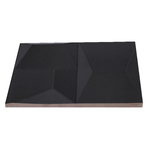 Revestimento Decorativo Space Block Preto 20x20cm