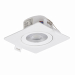 Spot de Embutir Quadrado LED 7W Luz Branca Bronzearte Bivolt