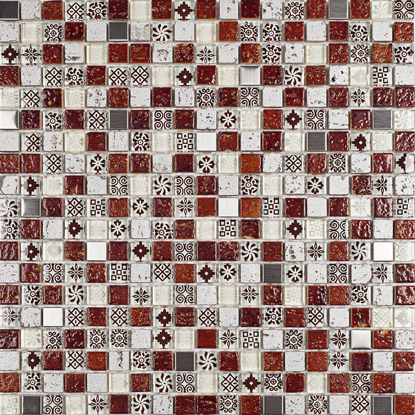 Pastilha Machu Pocchu MP501  31x31cm Glass Mosaic