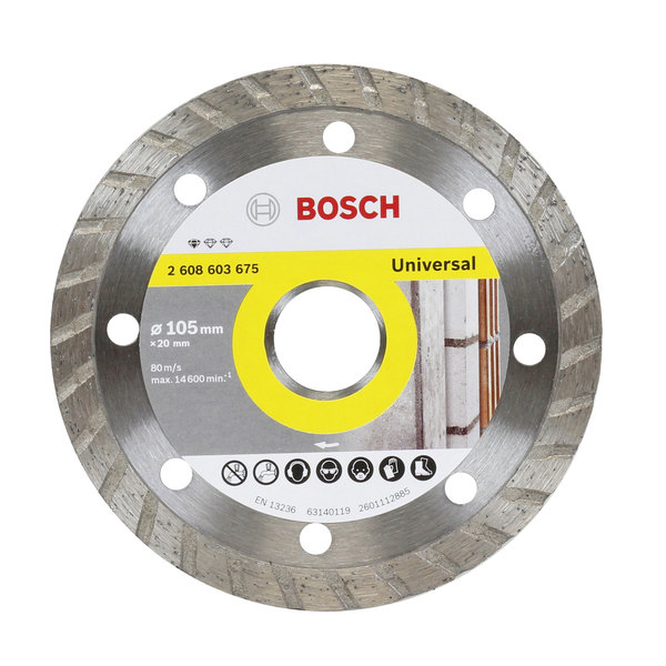 Disco de Corte Diamantado Turbo 105x20,00mm Bosch