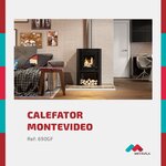 Calefator Aço Carbono de Dupla Combustão Montevideo Metávila