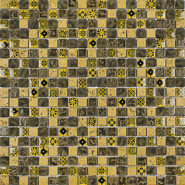 Pastilha Machu Pocchu MP504 31x31cm Glass Mosaic