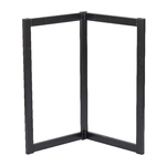 Cavalete Aço até 60kg 70x42x42cm Preto