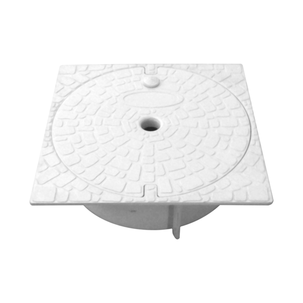 Dispositivo para Piscina Colarinho e Tampa Plástico Branco