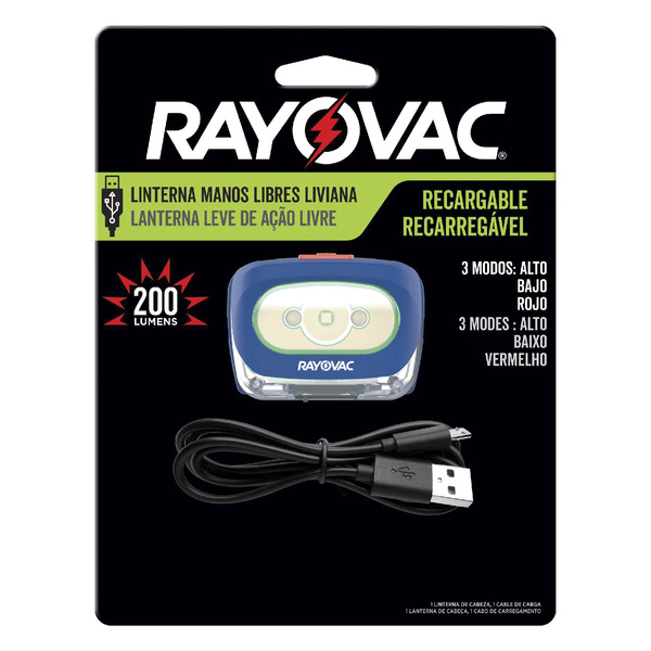 Lanterna Mãos Livres 1 LED(s) Azul Bivolt Rayovac