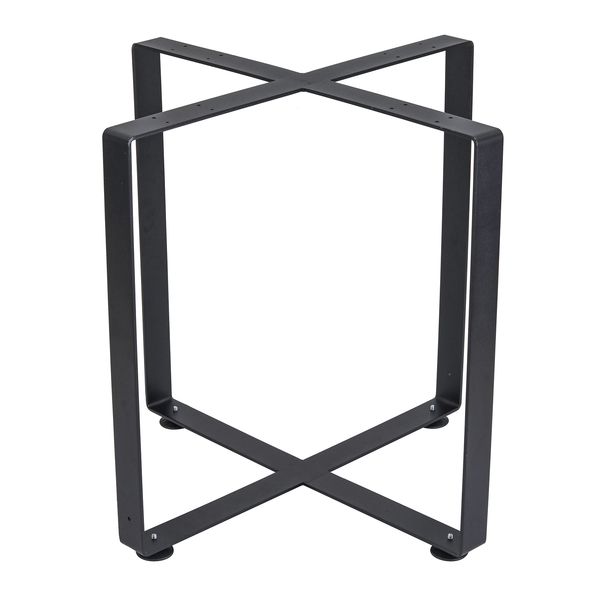 Base para Mesa de Aço Preto 71x78x78cm Maxeb