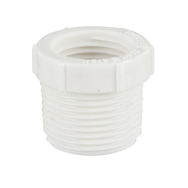 Bucha de Redução Curta PVC Branco Rosca 3/4x1/2" 25x20mm Tigre