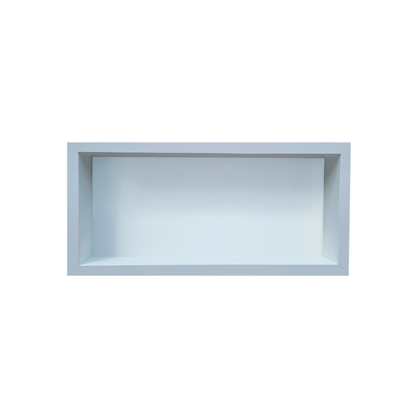 Nicho para Banheiro Polido White 32x76cm Artens