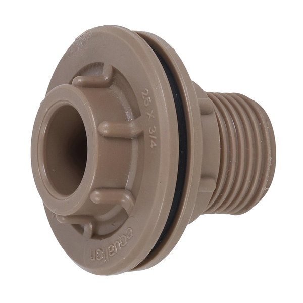 Adaptador Flange com Anel PVC Marrom Rosca Solda 3/4" 25mm