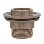 Adaptador Flange com Anel PVC Marrom Rosca Solda 1.1/4" 40mm