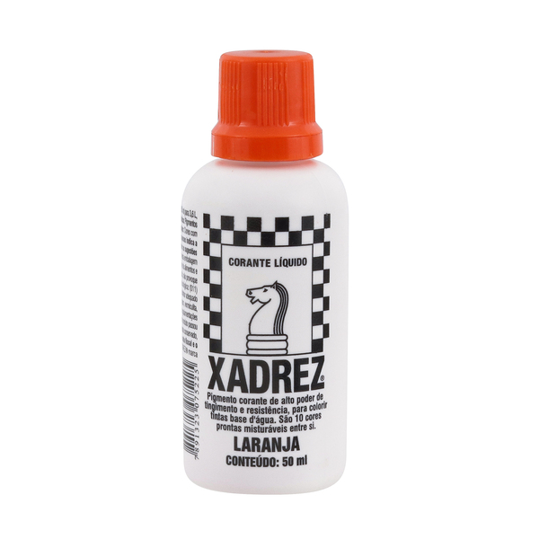 Corante Liquido Xadrez 50ml Laranja