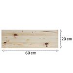 Painel de Madeira Pinus 1,8cm 20x60cm Tramontina