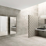 Porcelanato Cimentício Acetinado 83x83 Externo Chicago Grigio