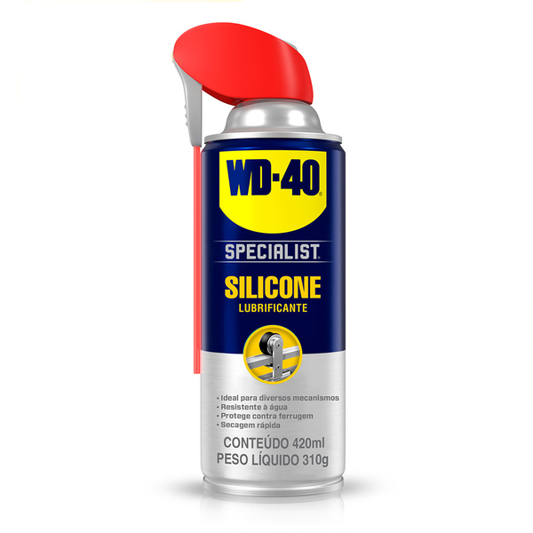 Lubrificante WD-40  Silicone Lubrificante 420ml Aerossol