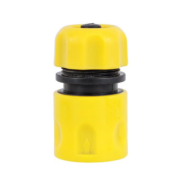 Engate Rápido para Mangueira Plástico 1/2"  Amarelo