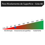 Folha de Lixa para Madeira e Massa Grão 80 Dexter