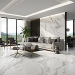 Porcelanato Marmorizado Polido 120x120cm Calacata Oro