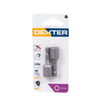 Bit Soquete 10mm 45mm 2 peças Dexter