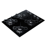 Cooktop 4 Bocas a Gás Preto Bivolt BDD61AE Brastemp