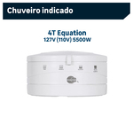 Resistência Chuveiro 4T Equation 5500W 127V (110V)