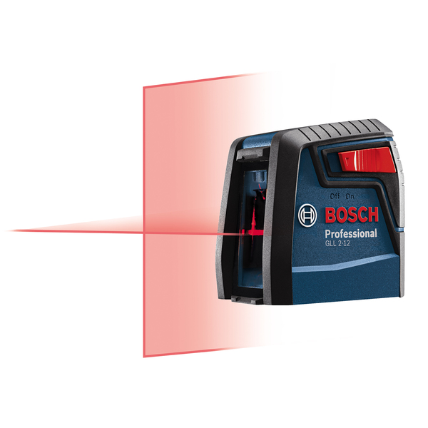 Nível a Laser Bosch Vermelho 12m GLL 2-12