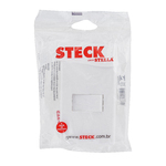 Conjunto de Interruptor Simples 10A Branco Stella Steck