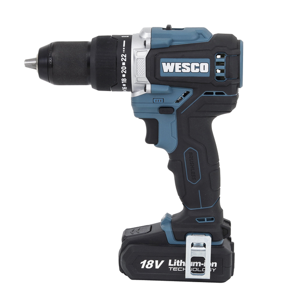 Furadeira e Parafusadeira Wesco Brushless 18V 1/2" WS2319