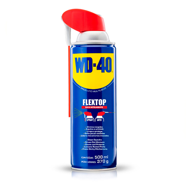 Lubrificante WD-40 Produto Multiusos FLEXTOP 500ml Aerossol