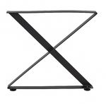 Base para Mesa de Aço Preto 71x78x6cm Maxeb