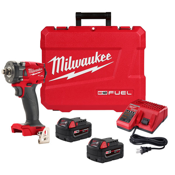 Chave de Impacto a Bateria Milwaukee 18V 0,5" 339NM 220V