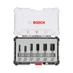 Set de Fresas Retas Haste de 6mm 6 peças Bosch