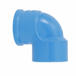 Joelho 90° com Bucha PVC Azul Rosca Solda 1/2" 25mm