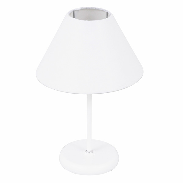 Abajur Branco Madeira BM Lamps