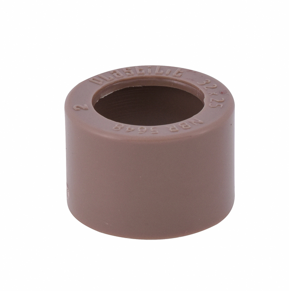 Bucha de Redução Curta PVC Marrom Solda 1x3/4" 32x25mm