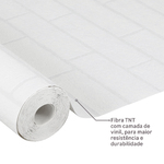 Papel de Parede TNT Brice Tijolinho Branco 53cmx10m Inspire