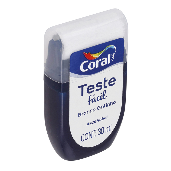 Teste Fácil Branco Pronto para Uso Gatinho 30ml Coral